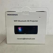 Roconia 150" Class FHD (1080p) LED Projector Movie Video Home Theater w/ Screen