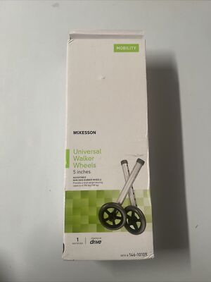Mckesson Universal Walker Wheels, Adjustable, 5 in Caster Wheels, 1 Pair