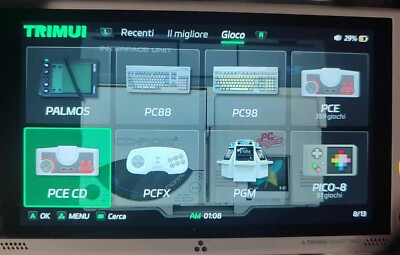 Scheda SD 128GB Con CrossMix E Giochi Per Trimui Smart Pro (SOLO Scheda)
