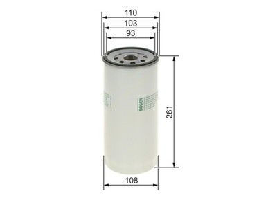 Ölfilter BOSCH 0 451 403 077 Anschraubfilter für VOLVO FH FM 1 1/8'' 16 UN FH16 2