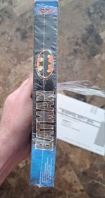 Caja Batman Nintendo NES con envoltura retr&aacute;ctil e insertos solo rara aut&eacute;ntica 