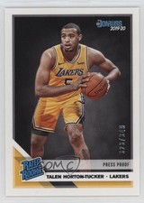2019 Panini Donruss Rated Rookie Press Proof Silver /349 Talen Horton-Tucker 3hd