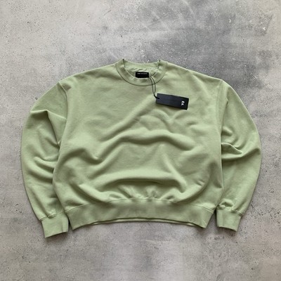ADIDAS x YOHJI YAMAMOTO Y-3 FRENCH TERRY SWEATER MAGIC LIME WOMEN'S SIZE M