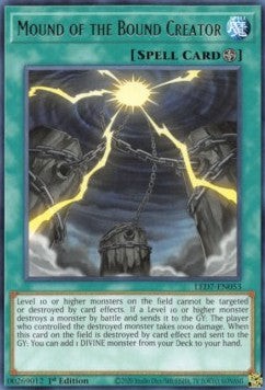 YuGiOh Mound of the Bound Creator LED7-EN053 Rare Englisch NM 1st