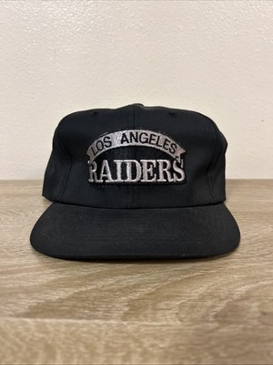 Vintage 90s LA Raiders Snapback Spell Out Hat Cap Los Angeles