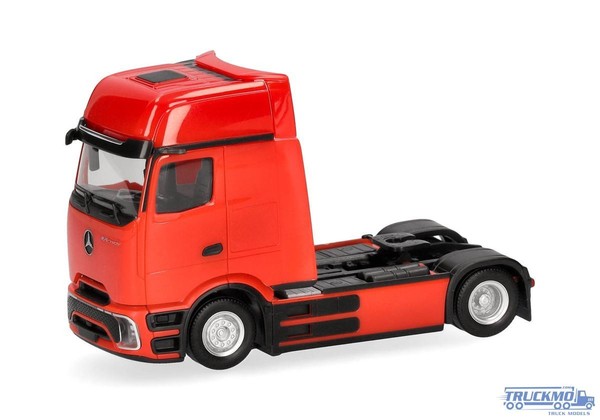Herpa Mercedes Benz Eactros 600 Procabin Gigaspace Zugmaschine 2Achs Rot 31-image