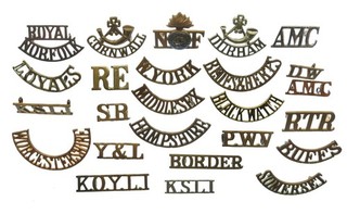 Job Lot of British Military Shoulder Title Badges #21