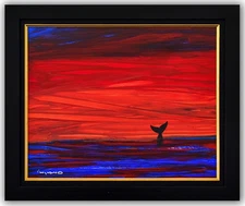 Wyland- Original Painting on Canvas "Sun Rise"
