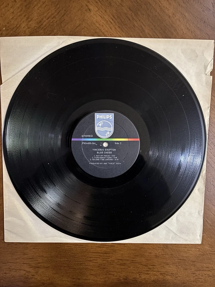 Blue Cheer "Vincebus Eruptum"LP - Philips PHS 600-264 Embossed - Image 4 of 4