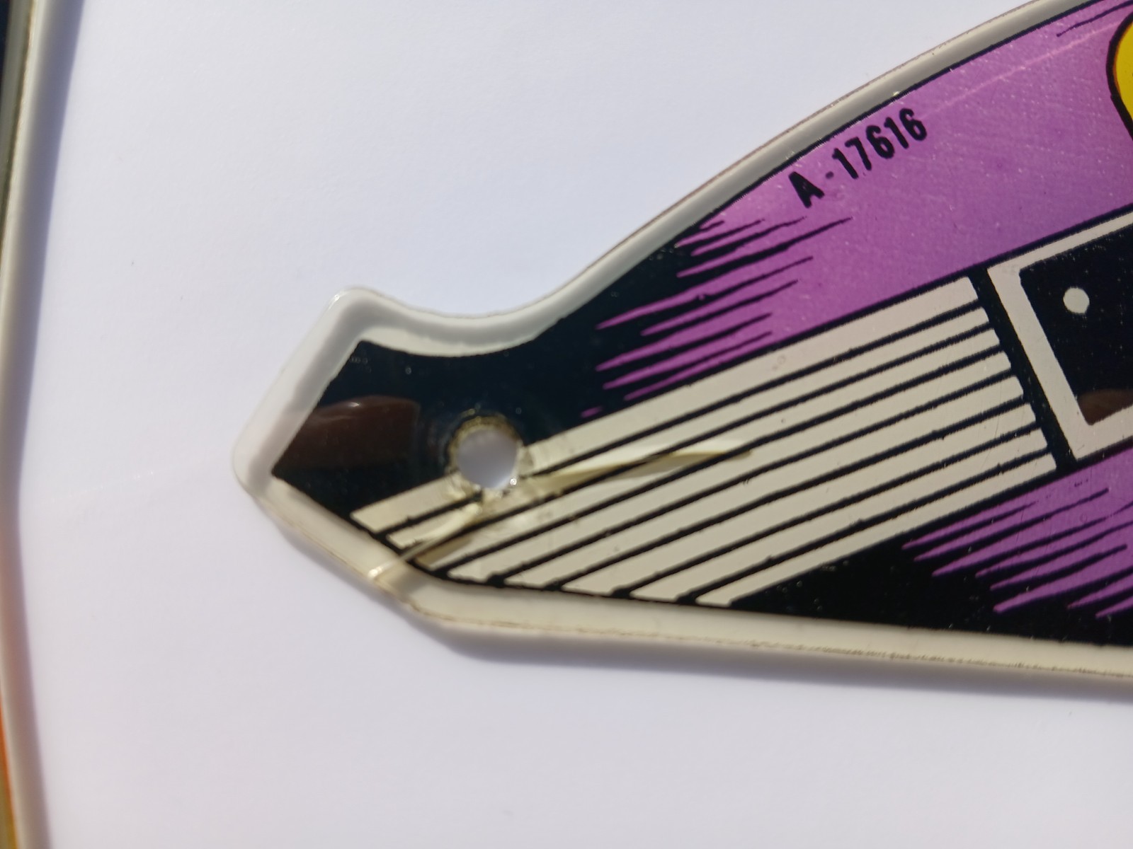 Original Gottlieb JOKER POKER Pinball Plastics (3 Pieces)