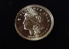 One Troy Oz Silver Trade Unit Lady Liberty  1985  .999 fine silver uncirculated