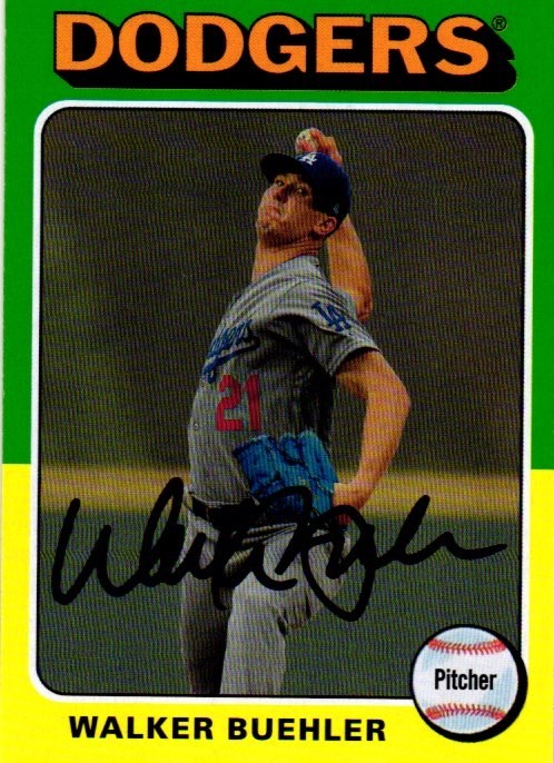 2019 Topps Archives - 1975 Design Walker Buehler #152. | eBay