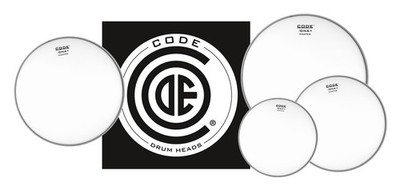 CODE Drumheads DNA Coated American Fusion 10'', 12'', 16'' + 14''