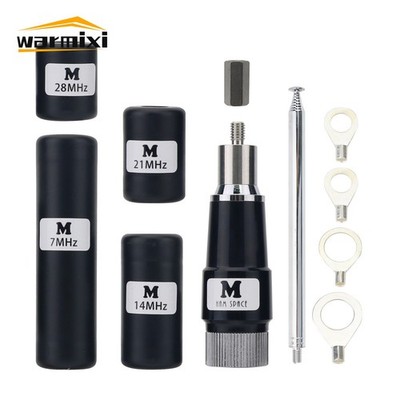 MA-01 V2.8 Portable Telescopic GP Antenna Kit 7MHz 100W Shortwave Antenna+Coil