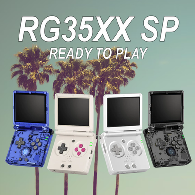 Anbernic RG35XXSP Flip Retro Portable Handheld Game Console with