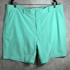 Vineyard Vines Performance Shorts Mens 40 Green Chino Flat Front Outdoor Casual