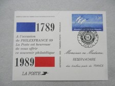 souvenir philatélique 1789 - 1989 Philexfrance 89