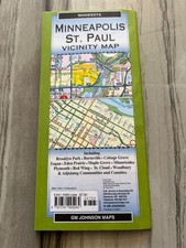 New MINNEAPOLIS/ST. PAUL MINNESOTA ROAD MAP  ...