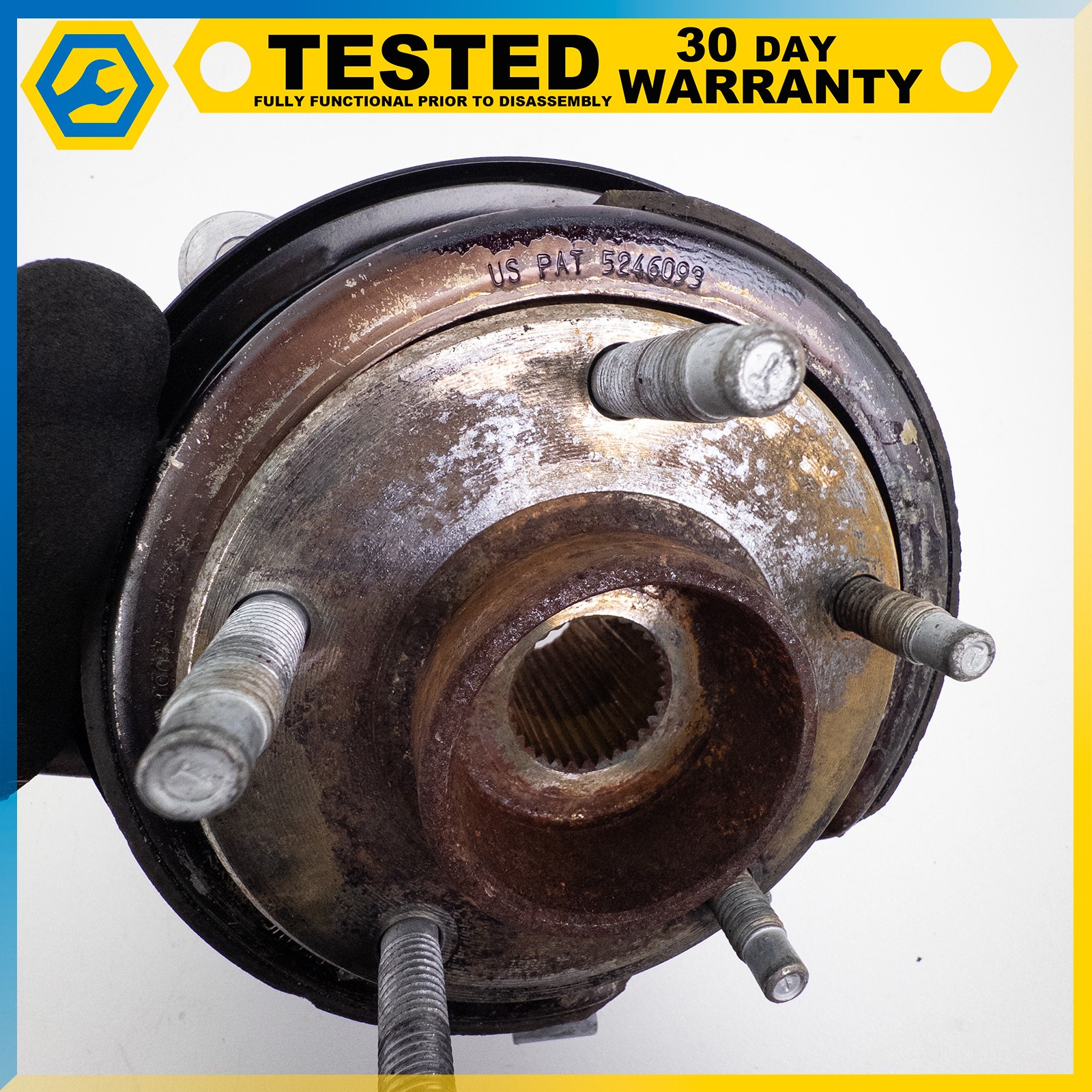 05-13 CHEVROLET CORVETTE C6 XLR REAR RIGHT PASSENGER SIDE SPINDLE KNUCKLE HUB OE