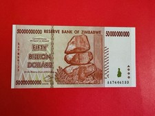 ZIMBABWE  50 BILLION  DOLLARS 2008   PICK  87. UNC