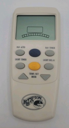 Hampton Bay Harbor Breeze Fan LCD Remote Control FAN-9T