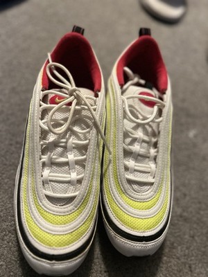 Nike Air Max 97 Men s Low Top Lace-Up Colorblock Sneakers White/Black