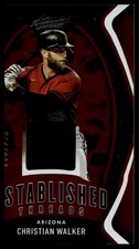 2022 Panini Absolute #ET-CW Christian Walker Established Threads #/299 SN,MEM