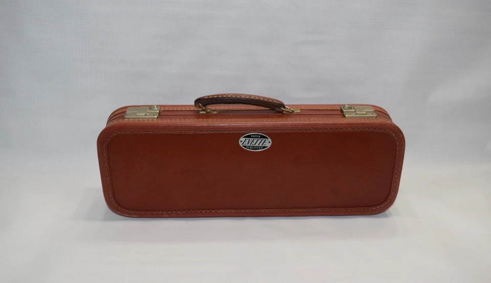 复古 Evette Paris 长笛 Buffet 带皮革保护壳 法国制造 #7053 — 第 2/4 张图片