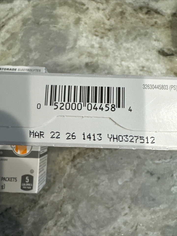 Gatorade Zero Thirst Quencher Powder Glacier Cherry , .10 Ounce 2 Boxes Exp 3/26 - Image 2 of 2