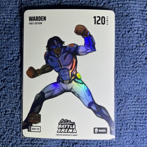 2026 Bo Jackson Battle Arena #BLBF-732 `WARDEN` Cam Ward Brawl Battlefoil RC