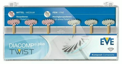 Eve Diacomp Plus Twist Diamond Flexible Radial Disc Composite Polishing Kit