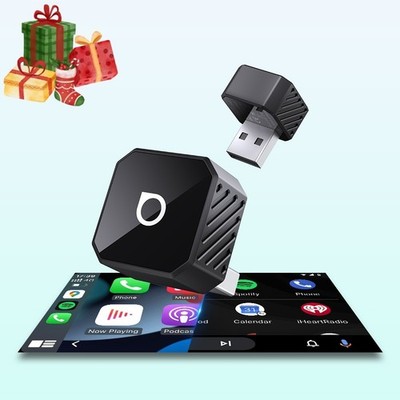 OTTOCAST Mini Pot Wireless Carplay Android Auto Adapter Dual-WLAN Plug Play