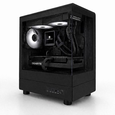 BLACK GAMING PC   RTX 5070   I5   32GB   LCD AIO   1TB NVME  