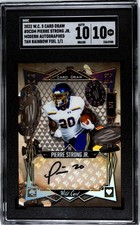 2022 Wild Card 5 Draw Pierre Strong Jr. Tan Rainbow FOIL  SGC 10 w/10 AUTO (1/1)