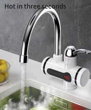 Taps 360° Kitchen Electric Heater Instant LED Faucet Home Hot Water fast Heat 