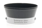 IROOA VINTAGE SUMMICRON 2/50 LEICA SUMMARON 2/35 LENS HOOD 2.8/35 SHADE BLACK