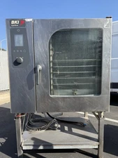 BKI Giorik ABTE102R Electric Combi Oven 208V 3PH 10 Full Pan with Stand Used 1X