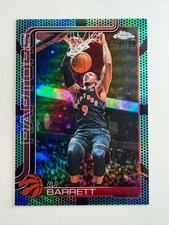 2025-26 Topps Chrome Update - RJ Barret /199 Teal Basketball Refractor #73