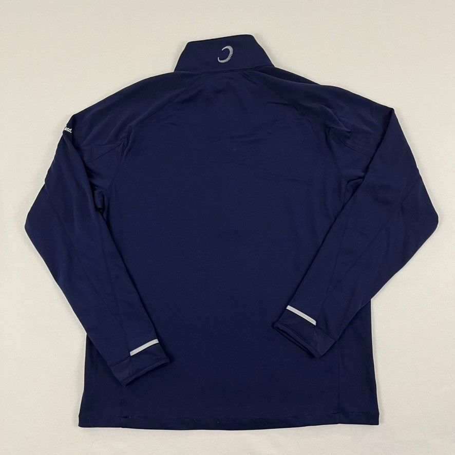 Zero Restriction Pullover Mens Medium Blue Performance Golf 1/2 Zip Jacket Sport