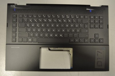 HP Omen 17-CK Palmrest w Backlight Keyboard m57142-041
