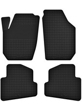 Wanneform Gummi Fußmatten Satz für SEAT Ibiza IV  Schwarz