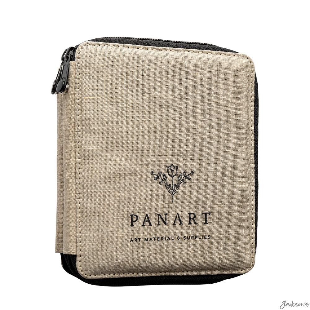 Panart Linen Pencil Case Holds Up To 72 Pencils For Art Storage