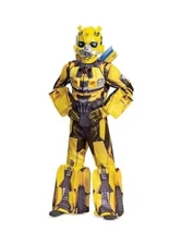 NWT TRANSFORMERS BUMBLEBEE DELUXE CHILD COSTUME S/P (4-6) **FREE SHIPPING**