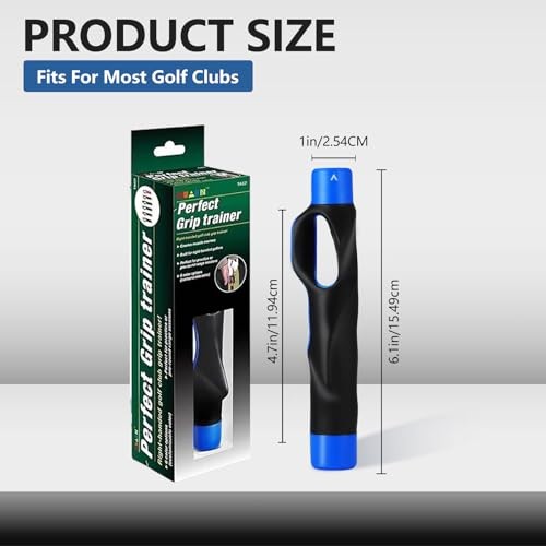 Golf Grip Trainer, Golf Training Grip, Golf Club Grips, Grip Trainer, Golf Blue