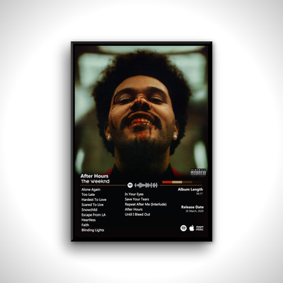 The Weeknd - After Hours - Album Poster