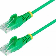 StarTech.com 7ft Green Slim CAT6 Ethernet Cable, Slim Snagless RJ45, UTP, LSZH,