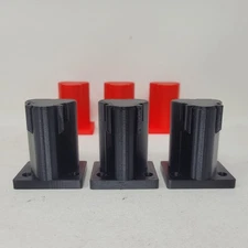 Fits Milwaukee M12 Tool Holder Mount Red Black 3 of Each Organizer