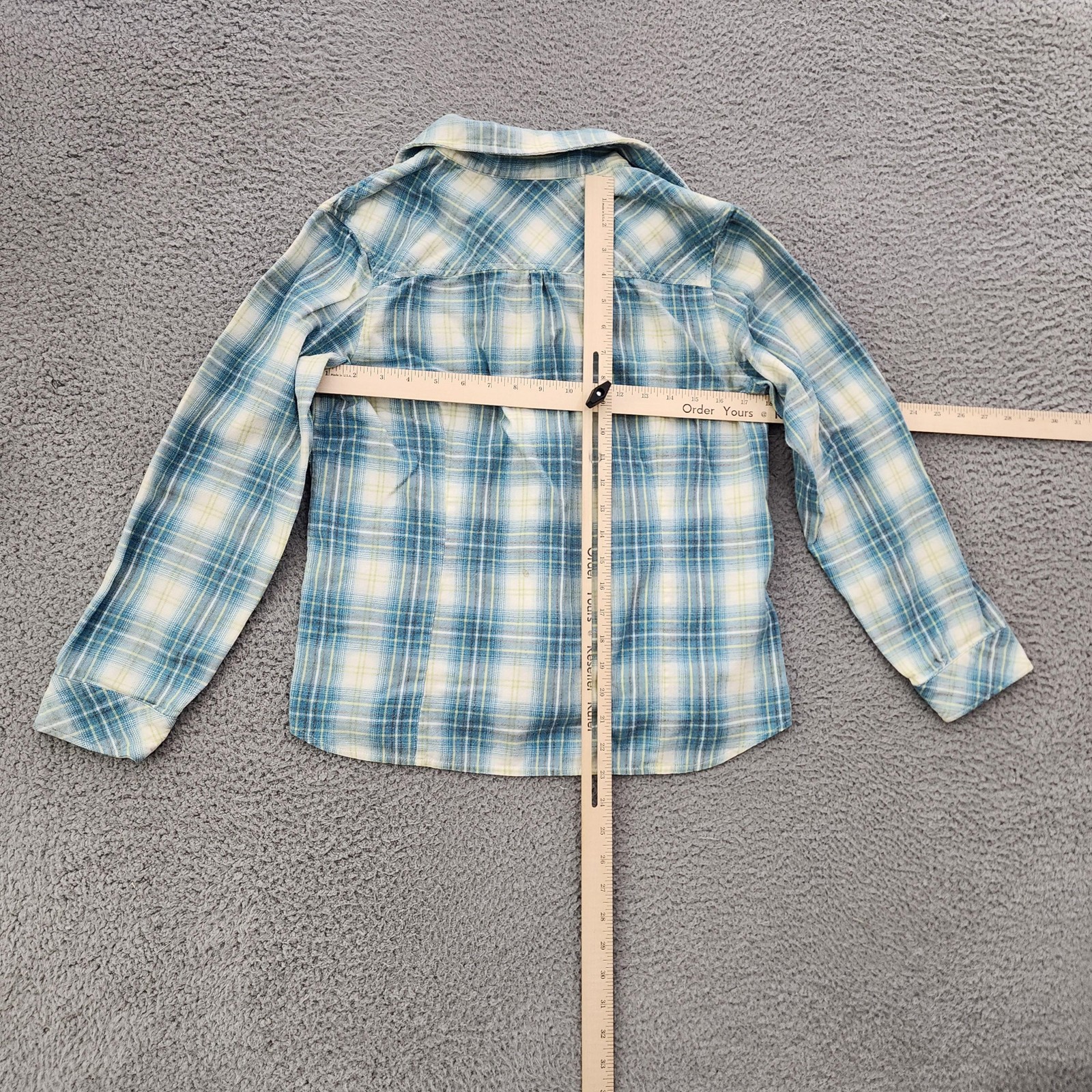 Pendleton Button Down Womens Medium Blue White Pl… - image 7