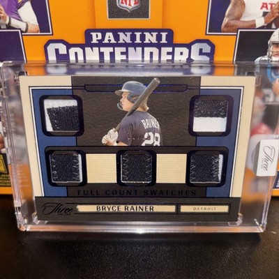 2025 Panini Three and Two Full Count Swatches Bryce Rainer #FCS-BR /15