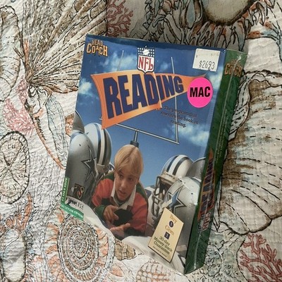 NFL Reading Macintosh CD-ROM Educational Game Head Coach Players Inc.